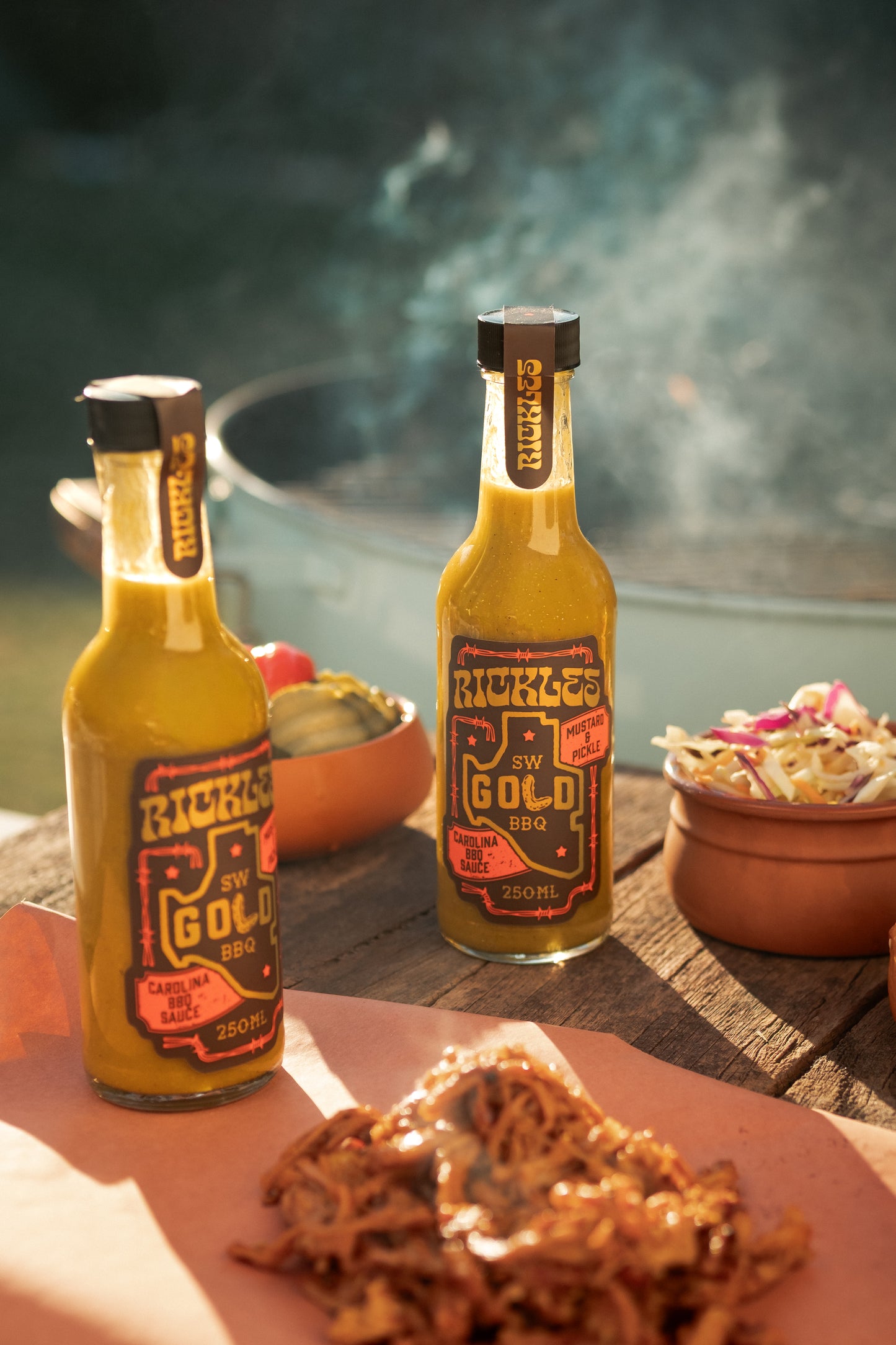 SOUTHWEST GOLD 250ML- CAROLINA BBQ SAUCE W/MUSTARD & PICKLE